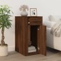 Brown oak plywood desk cabinet 40x49x75 cm by vidaXL, Closets and storage - Ref: Foro24-816799, Price: 62,79 €, Discount: %