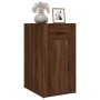 Brown oak plywood desk cabinet 40x49x75 cm by vidaXL, Closets and storage - Ref: Foro24-816799, Price: 62,79 €, Discount: %