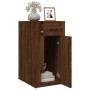 Brown oak plywood desk cabinet 40x49x75 cm by vidaXL, Closets and storage - Ref: Foro24-816799, Price: 62,79 €, Discount: %