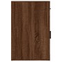 Brown oak plywood desk cabinet 40x49x75 cm by vidaXL, Closets and storage - Ref: Foro24-816799, Price: 62,79 €, Discount: %