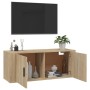 Sonoma Eiche Wand-TV-Möbel 100x34,5x40 cm von vidaXL, TV-Möbel - Ref: Foro24-816635, Preis: 72,30 €, Rabatt: %