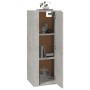 Concrete gray wall TV cabinet 40x34.5x100 cm by vidaXL, TV Furniture - Ref: Foro24-816684, Price: 66,88 €, Discount: %