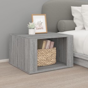 Mesita de noche madera contrachapada gris Sonoma 57x55x36 cm de vidaXL, Mesitas de noche - Ref: Foro24-816558, Precio: 39,58 ...