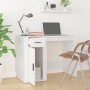 White plywood desk 100x49x75 cm by vidaXL, Desks - Ref: Foro24-816784, Price: 84,16 €, Discount: %