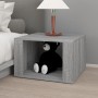 Sonoma gray plywood bedside table 57x55x36 cm by vidaXL, Nightstands - Ref: Foro24-816558, Price: 39,55 €, Discount: %