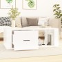 White glossy plywood coffee table 100x50.5x35cm by vidaXL, Coffee table - Ref: Foro24-816538, Price: 53,64 €, Discount: %