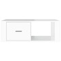 White glossy plywood coffee table 100x50.5x35cm by vidaXL, Coffee table - Ref: Foro24-816538, Price: 53,64 €, Discount: %