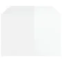 White glossy plywood coffee table 100x50.5x35cm by vidaXL, Coffee table - Ref: Foro24-816538, Price: 51,95 €, Discount: %