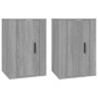 Muebles para TV de pared 2 uds gris Sonoma 40x34,5x60 cm de vidaXL, Muebles TV - Ref: Foro24-816669, Precio: 70,65 €, Descuen...