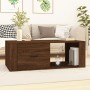 Oak brown plywood coffee table 100x50.5x35 cm by vidaXL, Coffee table - Ref: Foro24-816543, Price: 62,99 €, Discount: %