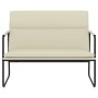 Cream-colored synthetic leather bench 100x64x80 cm by vidaXL, Banks - Ref: Foro24-351367, Price: 83,39 €, Discount: %