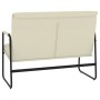 Cream-colored synthetic leather bench 100x64x80 cm by vidaXL, Banks - Ref: Foro24-351367, Price: 83,39 €, Discount: %