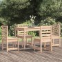 Garten-Essgruppe 5-teilig aus massivem Kiefernholz von vidaXL, Gartensets - Ref: Foro24-3154683, Preis: 324,70 €, Rabatt: %