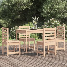 Garten-Essgruppe 5-teilig aus massivem Kiefernholz von vidaXL, Gartensets - Ref: Foro24-3154683, Preis: 324,99 €, Rabatt: %