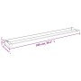 Chrome aluminum shower wall shelf 100 cm by vidaXL, Bathroom accessories - Ref: Foro24-153622, Price: 61,20 €, Discount: %