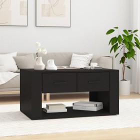 Black plywood coffee table 80x50x40 cm by vidaXL, Coffee table - Ref: Foro24-816529, Price: 74,99 €, Discount: %