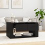 Black plywood coffee table 80x50x40 cm by vidaXL, Coffee table - Ref: Foro24-816529, Price: 75,77 €, Discount: %