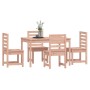 Douglas solid wood 5-piece garden dining set by vidaXL, Garden sets - Ref: Foro24-3154688, Price: 340,35 €, Discount: %