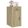 Sonoma oak wood desk cabinet 40x49x75 cm by vidaXL, Closets and storage - Ref: Foro24-816795, Price: 78,89 €, Discount: %