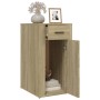 Sonoma oak wood desk cabinet 40x49x75 cm by vidaXL, Closets and storage - Ref: Foro24-816795, Price: 78,89 €, Discount: %