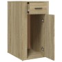 Sonoma oak wood desk cabinet 40x49x75 cm by vidaXL, Closets and storage - Ref: Foro24-816795, Price: 78,89 €, Discount: %