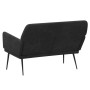 Banco de terciopelo negro 108x79x79 cm de vidaXL, Bancos - Ref: Foro24-351387, Precio: 137,60 €, Descuento: %