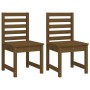 Set de comedor de jardín 4 pzas madera maciza pino marrón miel de vidaXL, Conjuntos de jardín - Ref: Foro24-3154698, Precio: ...