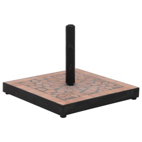 Terracotta square parasol base 12 kg by vidaXL, Umbrella bases - Ref: Foro24-362220, Price: 76,99 €, Discount: %