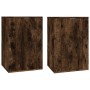 Wall TV cabinets 2 pcs smoked oak 40x34.5x60 cm by vidaXL, TV Furniture - Ref: Foro24-816667, Price: 59,85 €, Discount: %