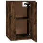 Wall TV cabinets 2 pcs smoked oak 40x34.5x60 cm by vidaXL, TV Furniture - Ref: Foro24-816667, Price: 59,85 €, Discount: %