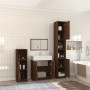 4-piece bathroom furniture set made of brown oak plywood by vidaXL, Bathroom furniture - Ref: Foro24-3154405, Price: 166,74 €...