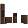 4-piece bathroom furniture set in brown oak plywood by vidaXL, Bathroom furniture - Ref: Foro24-3154411, Price: 216,37 €, Dis...