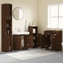 4-piece bathroom furniture set in brown oak plywood by vidaXL, Bathroom furniture - Ref: Foro24-3154411, Price: 216,37 €, Dis...