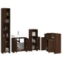 4-piece bathroom furniture set in brown oak plywood by vidaXL, Bathroom furniture - Ref: Foro24-3154411, Price: 216,37 €, Dis...