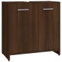 4-piece bathroom furniture set in brown oak plywood by vidaXL, Bathroom furniture - Ref: Foro24-3154411, Price: 216,37 €, Dis...