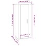 Mueble para TV de pared roble marrón 40x34,5x100 cm de vidaXL, Muebles TV - Ref: Foro24-816687, Precio: 49,01 €, Descuento: %