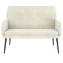 Cream velvet bench 108x79x79 cm by vidaXL, Banks - Ref: Foro24-351422, Price: 136,73 €, Discount: %