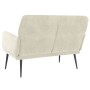 Cream velvet bench 108x79x79 cm by vidaXL, Banks - Ref: Foro24-351422, Price: 136,73 €, Discount: %