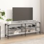 Sonoma gray plywood TV cabinet 140x30x50 cm by vidaXL, TV Furniture - Ref: Foro24-826747, Price: 63,54 €, Discount: %