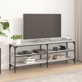 Sonoma gray plywood TV cabinet 140x30x50 cm by vidaXL, TV Furniture - Ref: Foro24-826747, Price: 63,99 €, Discount: %