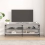 Sonoma gray plywood TV cabinet 140x30x50 cm by vidaXL, TV Furniture - Ref: Foro24-826747, Price: 63,54 €, Discount: %