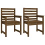 Garden dining set 7 pieces solid honey brown pine wood by vidaXL, Garden sets - Ref: Foro24-3154716, Price: 379,99 €, Discoun...