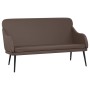 Banco de cuero sintético marrón 110x76x80 cm de vidaXL, Bancos - Ref: Foro24-351432, Precio: 101,37 €, Descuento: %