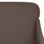 Brown synthetic leather bench 110x76x80 cm by vidaXL, Banks - Ref: Foro24-351432, Price: 101,37 €, Discount: %