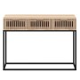 Iron and plywood console table 105x30x75 cm by vidaXL, Side tables - Ref: Foro24-352108, Price: 105,89 €, Discount: %