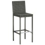 Kitchen stools with cushions 6 pcs gray synthetic rattan by vidaXL, Kitchen stools - Ref: Foro24-362579, Price: 279,97 €, Dis...