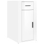 Glossy white plywood desk cabinet 40x49x75 cm by vidaXL, Closets and storage - Ref: Foro24-816794, Price: 57,99 €, Discount: %