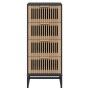 Tall black plywood sideboard 40x30x95 cm by vidaXL, Sideboards - Ref: Foro24-352125, Price: 141,78 €, Discount: %