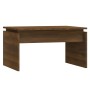 Mesa de centro madera contrachapada roble marrón 68x50x38 cm de vidaXL, Mesas de centro - Ref: Foro24-825842, Precio: 45,10 €...