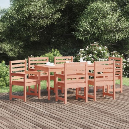 Garten-Essgruppe 7-teilig aus massivem Douglasienholz von vidaXL, Gartensets - Ref: Foro24-3154718, Preis: 329,57 €, Rabatt: %